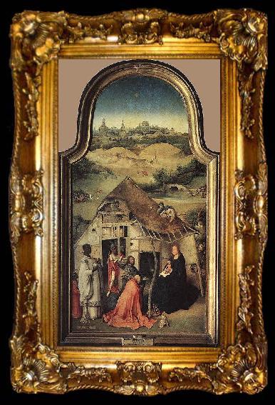 framed  Hieronymus Bosch The Adoration of the Magi, ta009-2